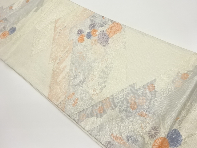 JAPANESE FUKURO OBI / SAGANISHIKI / WOVEN MATSUKAWABISHI